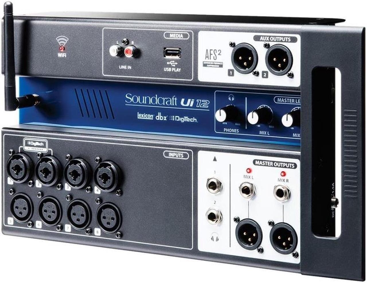 Alt view image 2 of 8 - Soundcraft Ui-12 - 12 Input Remote-Controlled Digital Mixer
