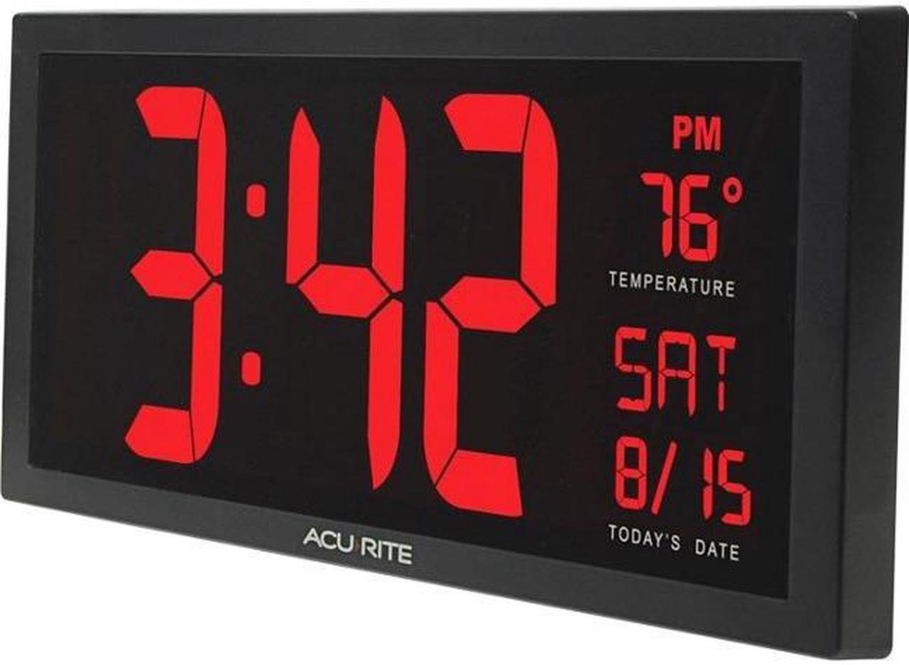 Alt view image 7 of 12 - CHANEY INSTRUMENTS 75127 AcuRite Digit 14.5 Wall Clock