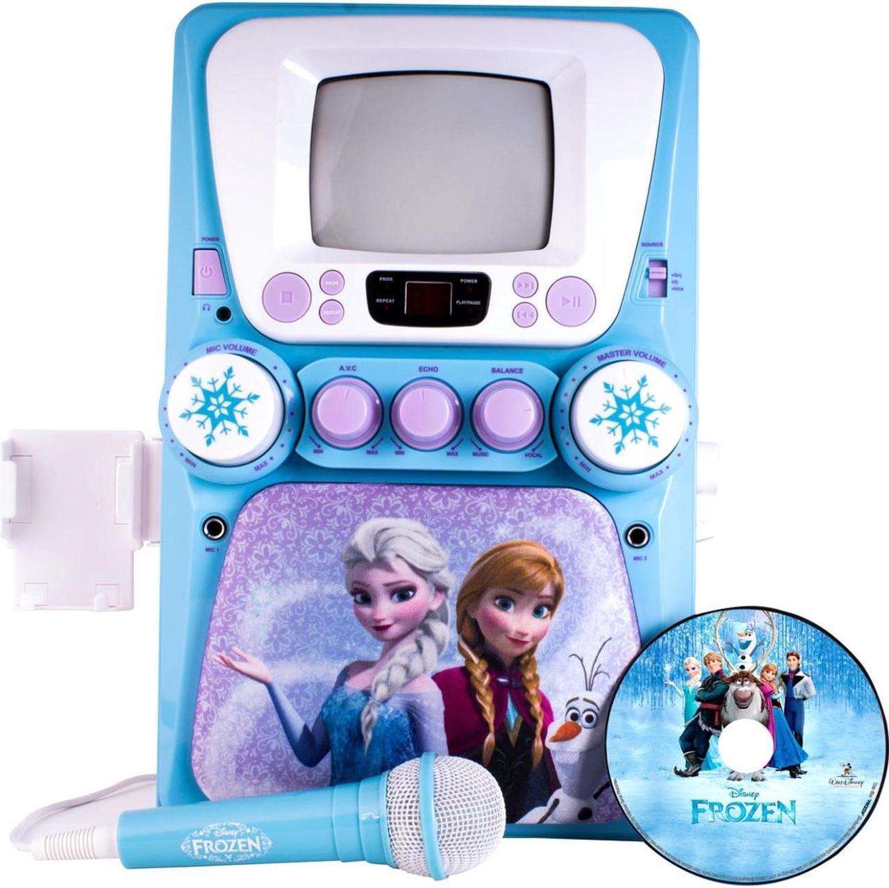 Alt view image 3 of 3 - Sakar Disney's Frozen Karaoke with Built-in Screen