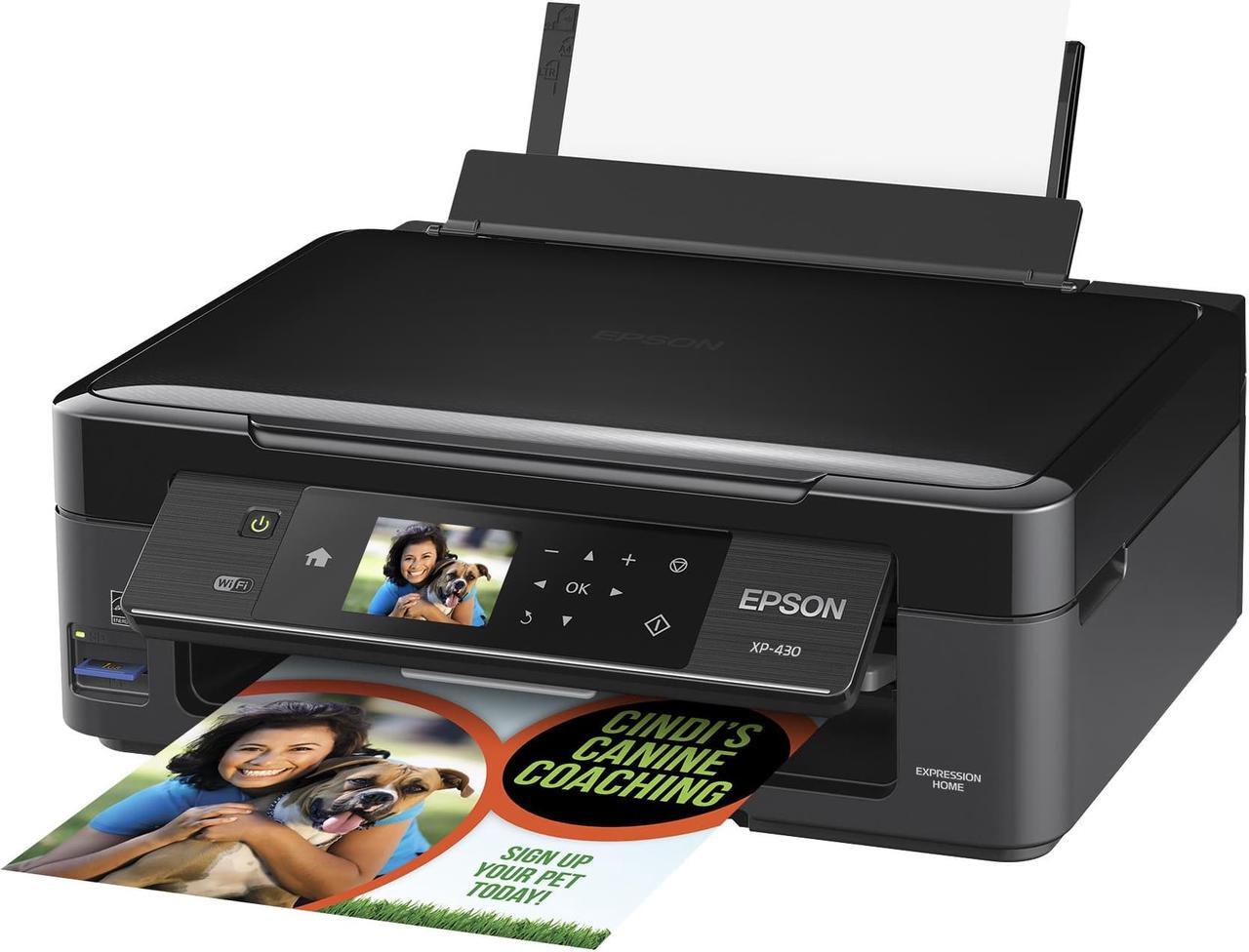 Alt view image 11 of 19 - EPSON Expression XP-430 (C11CE59201) 5760 dpi x 1440 dpi wireless/USB color Inkjet MFP Printer
