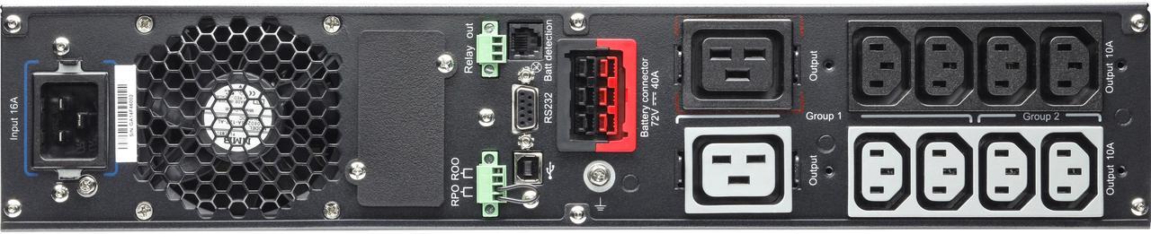 Alt view image 3 of 12 - Eaton 9PX3000GLRT 3000 VA 3000 Watts 208V 3 Outlets Tower / Rack Mountable UPS