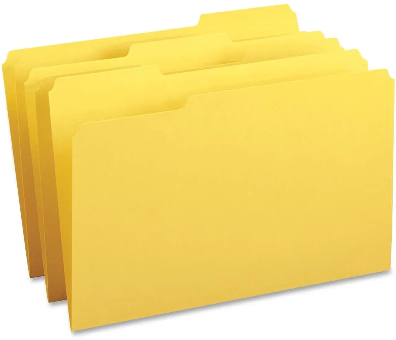Main image of Business Source 1/3-cut Tab Legal Colored File Folders