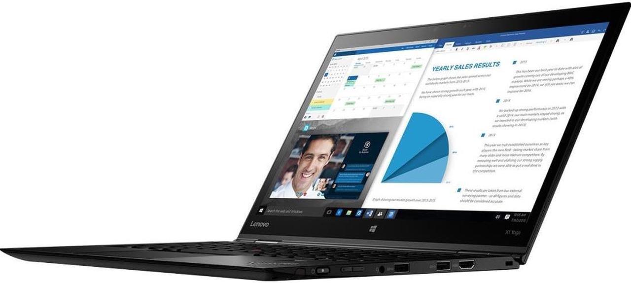 Main image of Lenovo Thinkpad X1 Yoga 20FQ000SUS Intel Core i5 6th Gen 6200U (2.30 GHz) 8 GB Memory 512 GB SSD 14" Touchscreen 2560 x 1440 2-in-1 Laptop Windows 10 Pro 64-Bit
