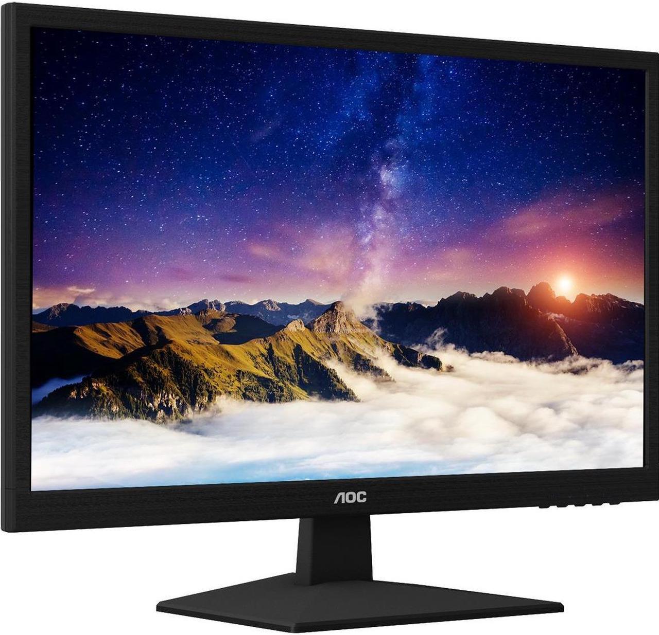 Alt view image 5 of 6 - AOC E2429SWHE 24" LED LCD Monitor - 16:9 - 5 ms