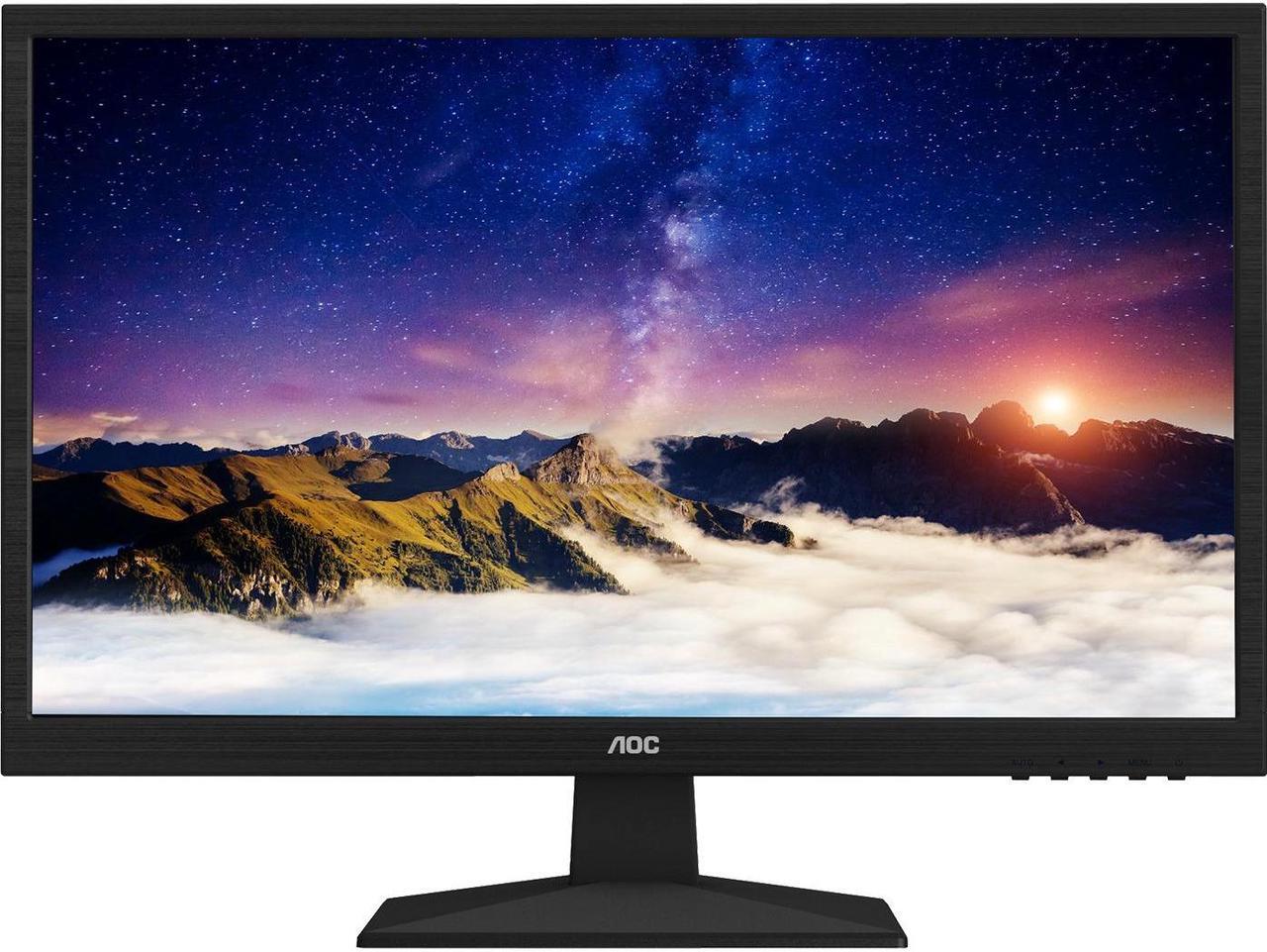 Alt view image 2 of 6 - AOC E2429SWHE 24" LED LCD Monitor - 16:9 - 5 ms