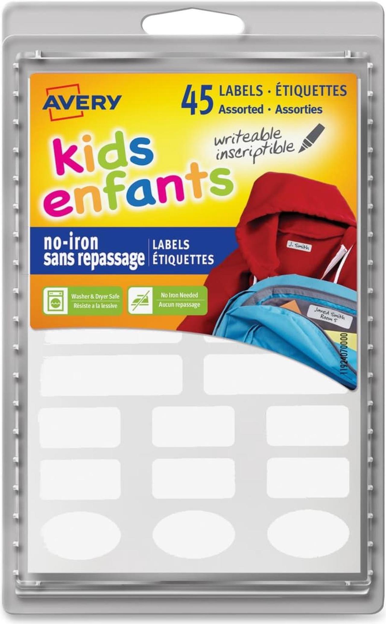 Main image of Avery No-iron Clothing Labels