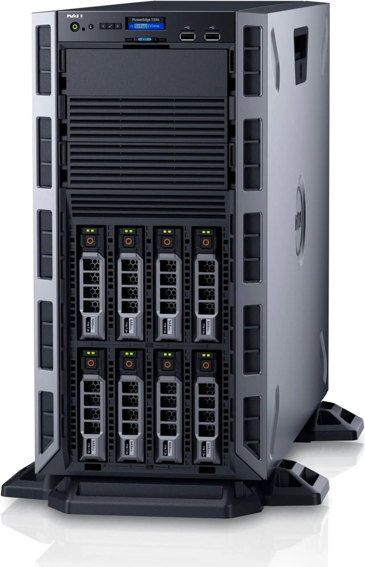 Main image of Dell PowerEdge T330 5U Tower Server - 1 x Intel Xeon E3-1220 v5 Quad-core (4 Core) 3.50 GHz