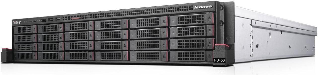 Lenovo ThinkServer RD450 70QW0006UX 2U Rack Server - 1 x Intel Xeon E5-2620 v4 Octa-core (8 Core) 2.10 GHz