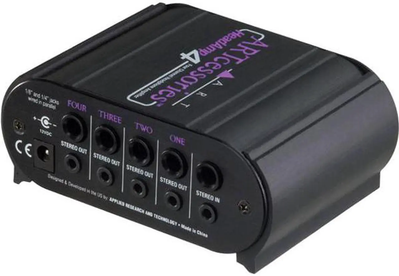 Alt view image 2 of 10 - ART HeadAmp4 Headphone Amplifier