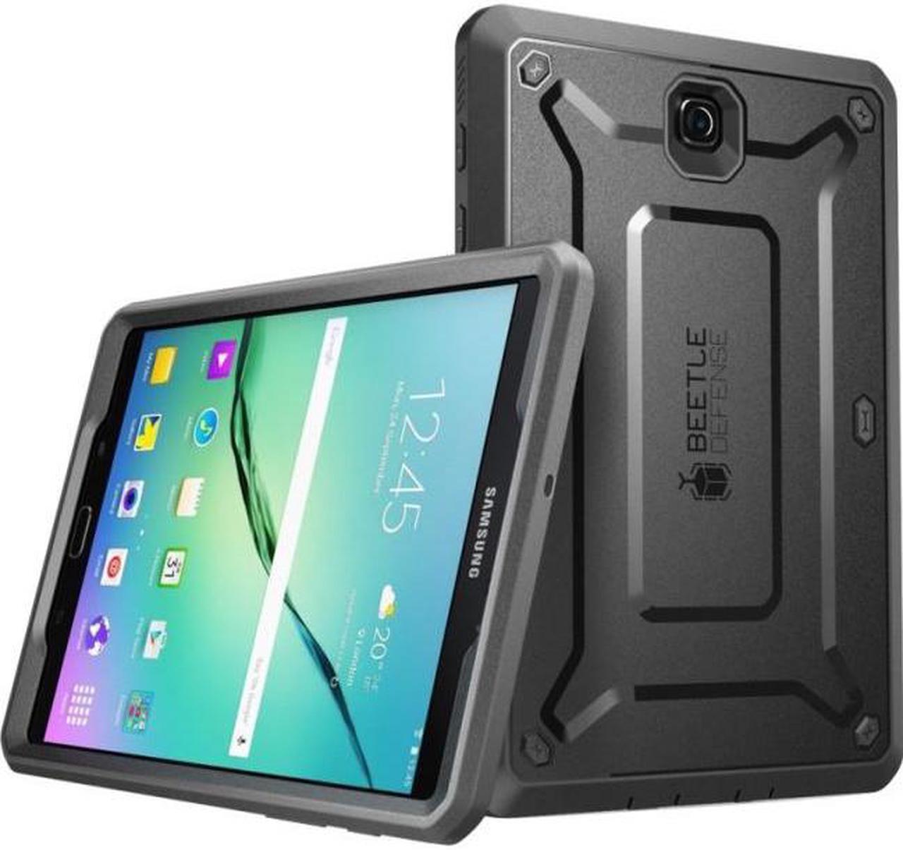 Alt view image 8 of 10 - Galaxy Tab S2 9.7 Case, SUPCASE [Heavy Duty] Case for Samsung Galaxy Tab S2 9.7 Tablet [Unicorn Beetle PRO Series] Rugged Hybrid Protective Cover w/ Builtin Screen Protector Bumper (Black/Black)