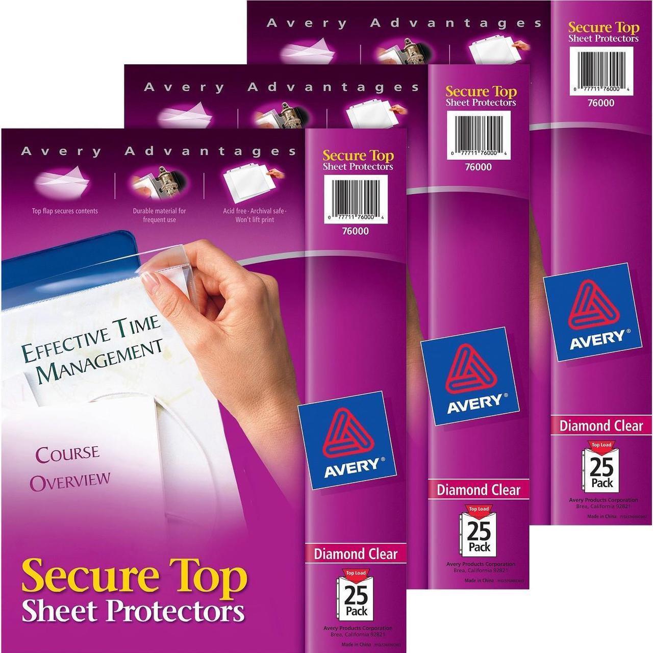 Main image of Avery Secure Top Sheet Protectors