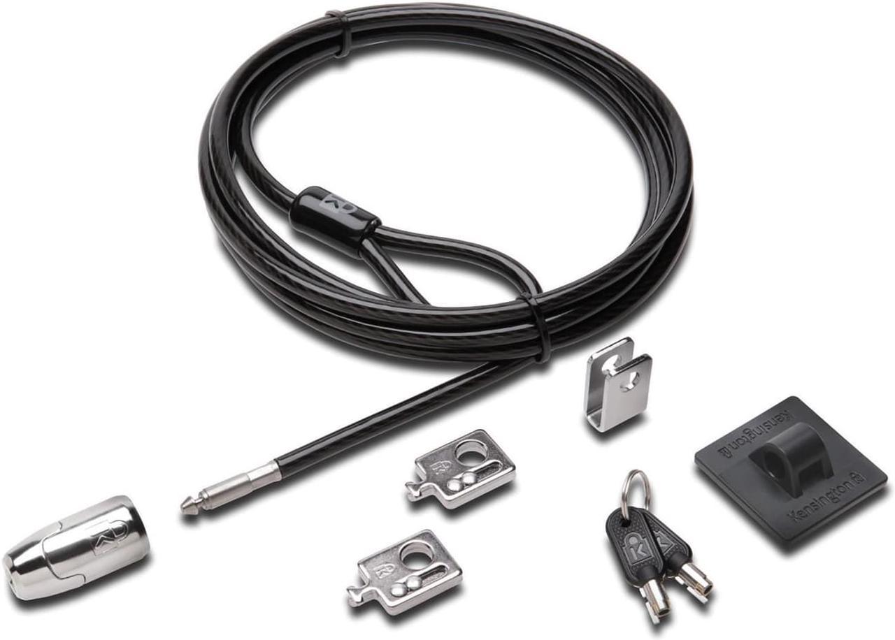 Desktop and Peripherals Locking Kit 2.0, 8ft Carbon Steel Cable 64424