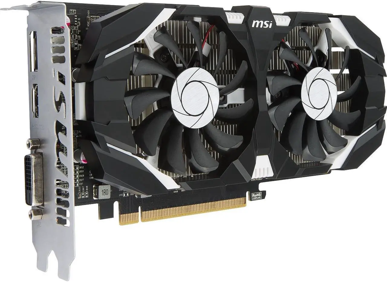 Main image of MSI GTX 1050 TI 4GT OC GeForce GTX 1050 Ti Graphic Card - 1.34 GHz Core - 1.46 GHz Boost Clock - 4 GB GDDR5