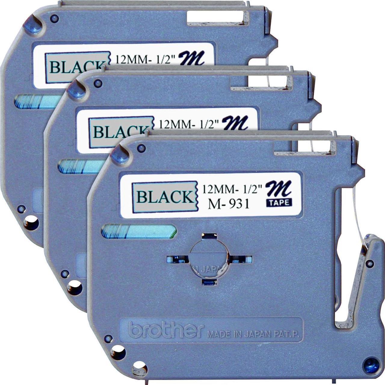 Brother P-touch Nonlaminated M Series Tape Cartridge