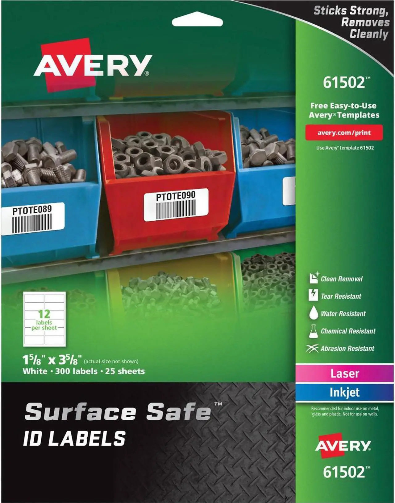Main image of Avery&reg Surface Safe ID Labels