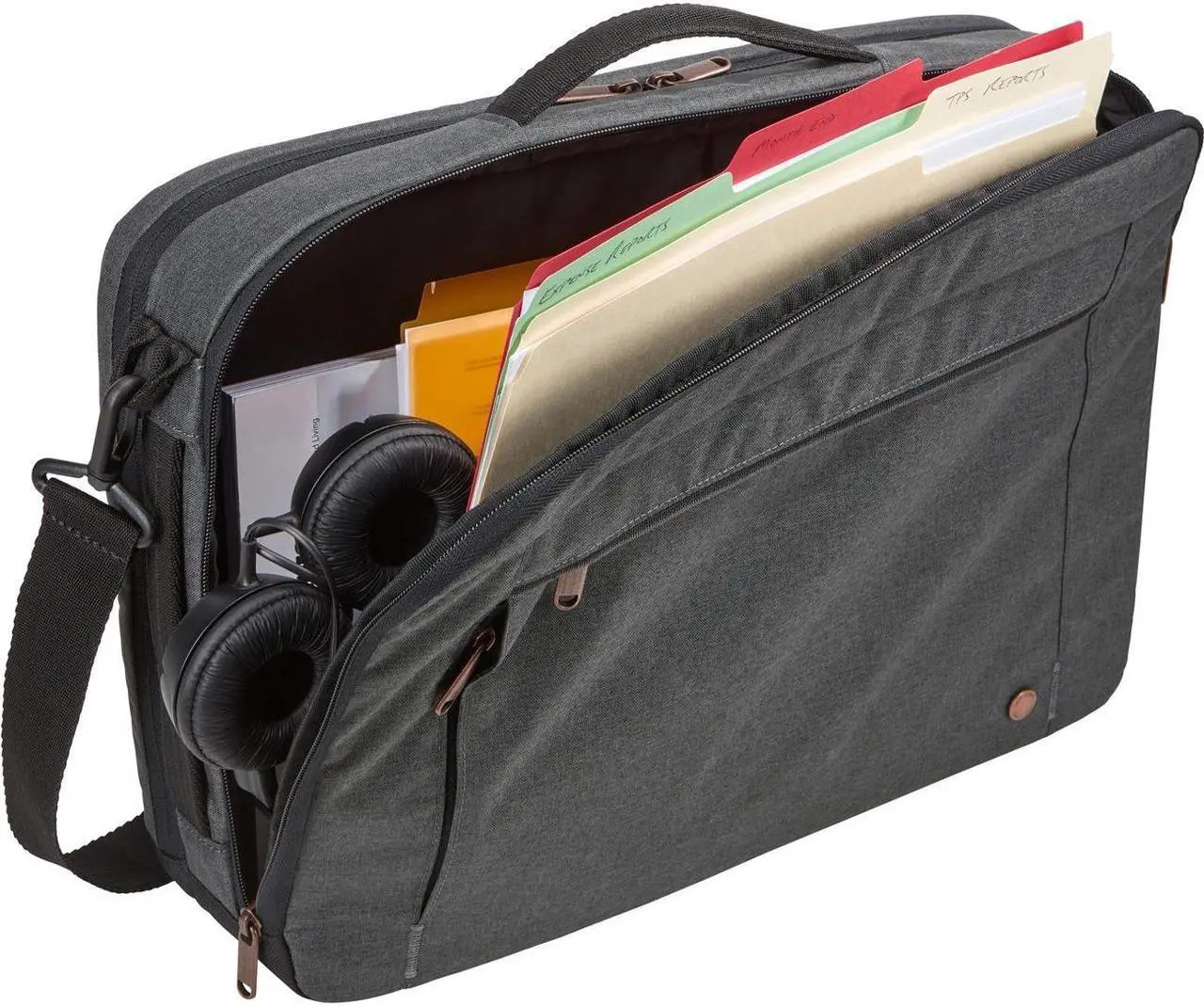 Alt view image 4 of 4 - Case Logic Era ERACV-116-OBSIDIAN Carrying Case (Backpack/Briefcase) for 16" Notebook - Obsidian