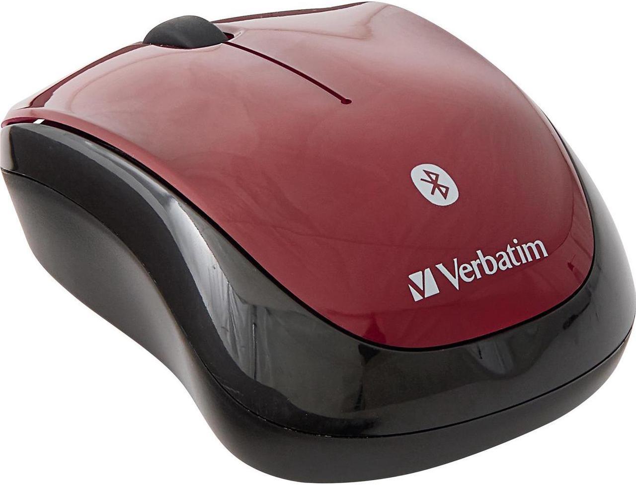 Verbatim 70240 Bluetooth Wireless Tablet Multi-Trac Blue LED Mouse (Garnet)