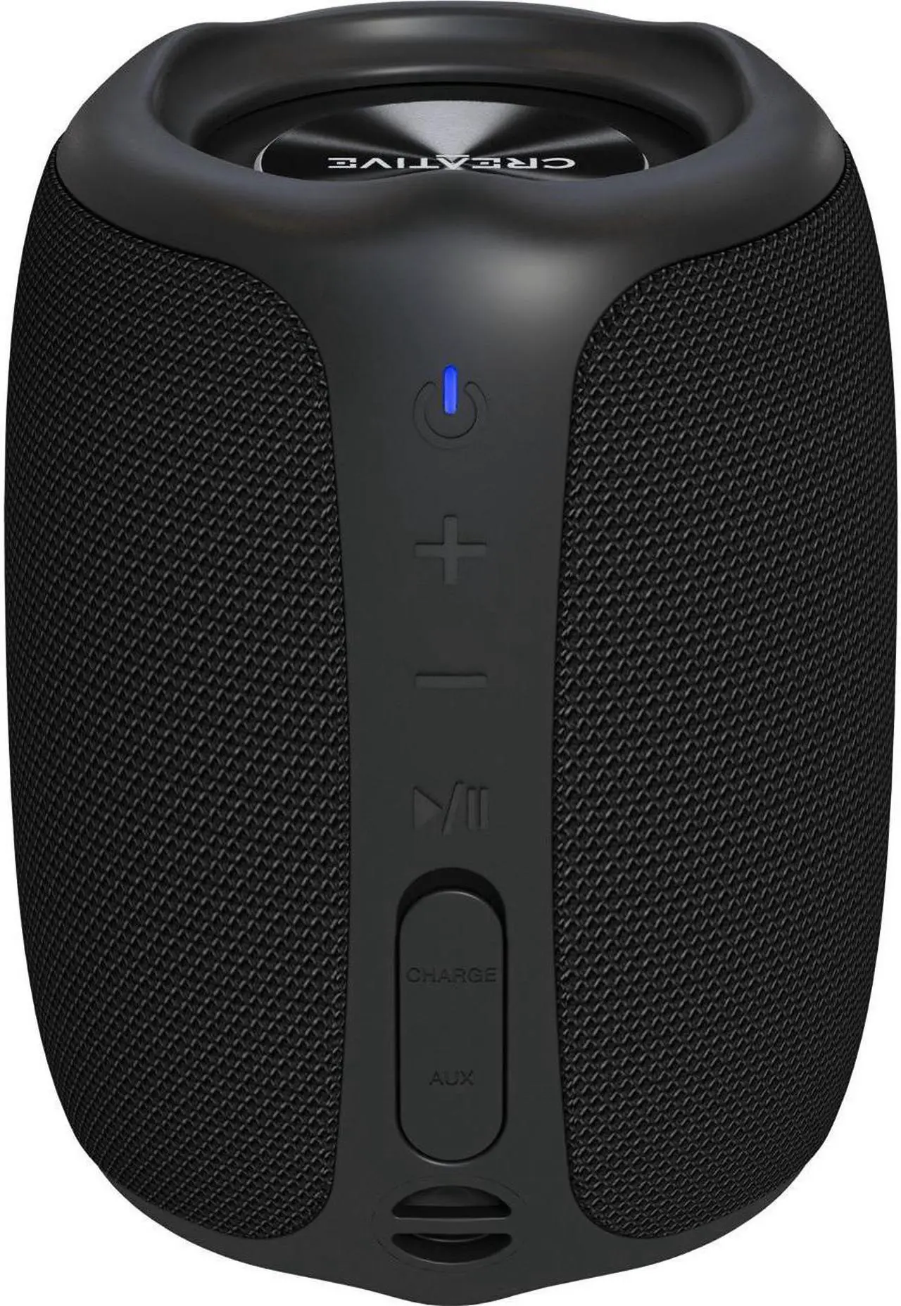 Main image of Creative Muvo Play Portable Bluetooth 5.0 Speaker, IPX7 Waterproof for Outdoors, Up to 10 Hours of Battery Life, with Siri and Google Assistant 51MF8365AA000 (Black)
