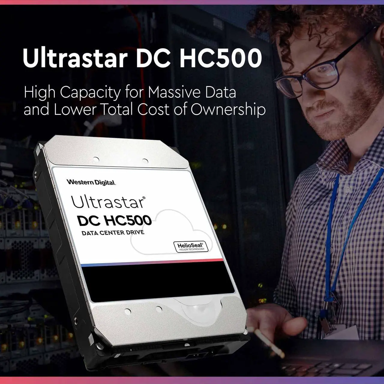 Alt view image 4 of 5 - HGST WD Ultrastar DC HC510 10TB SATA 6Gb/s 7200 RPM 3.5-Inch Data Center HDD HUH721010ALE600 (0F27452)