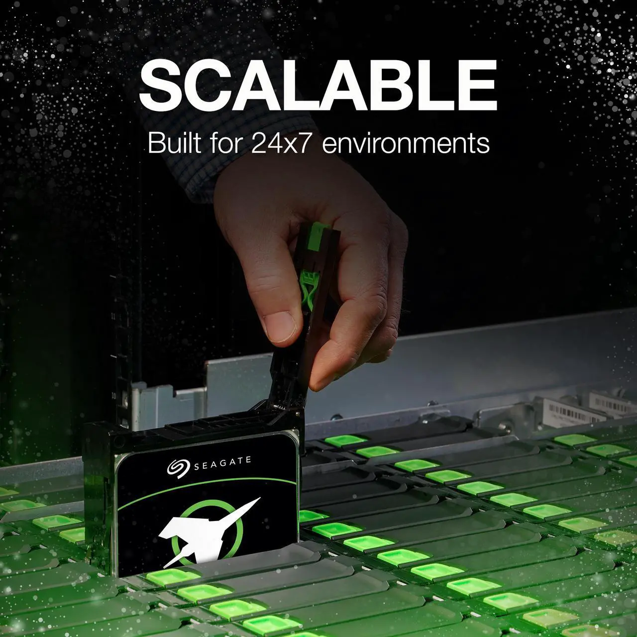 Alt view image 6 of 8 - Seagate 16TB SED HDD Exos X16 7200 RPM SATA 6Gb/s 3.5-inch Enterprise Hard Drive ST16000NM000G