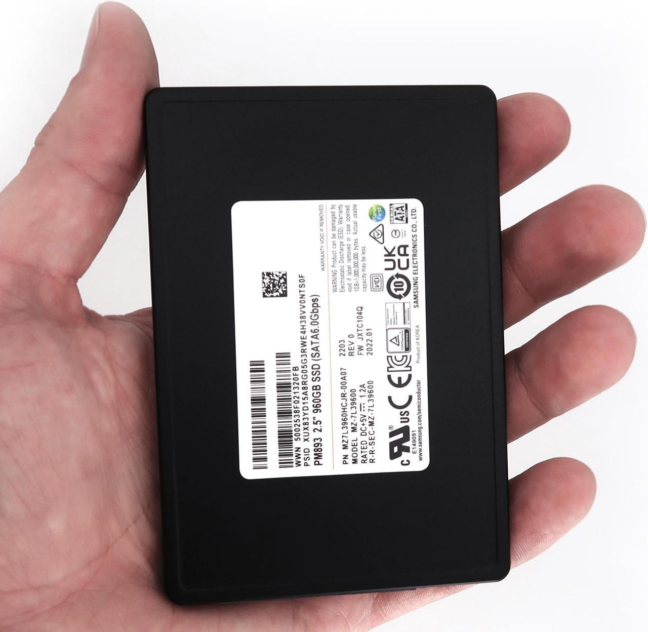 Alt view image 8 of 9 - SAMSUNG SSD PM893 Solid State Drive 960GB SATA 6Gb/s 2.5inch MZ7L3960HCJR