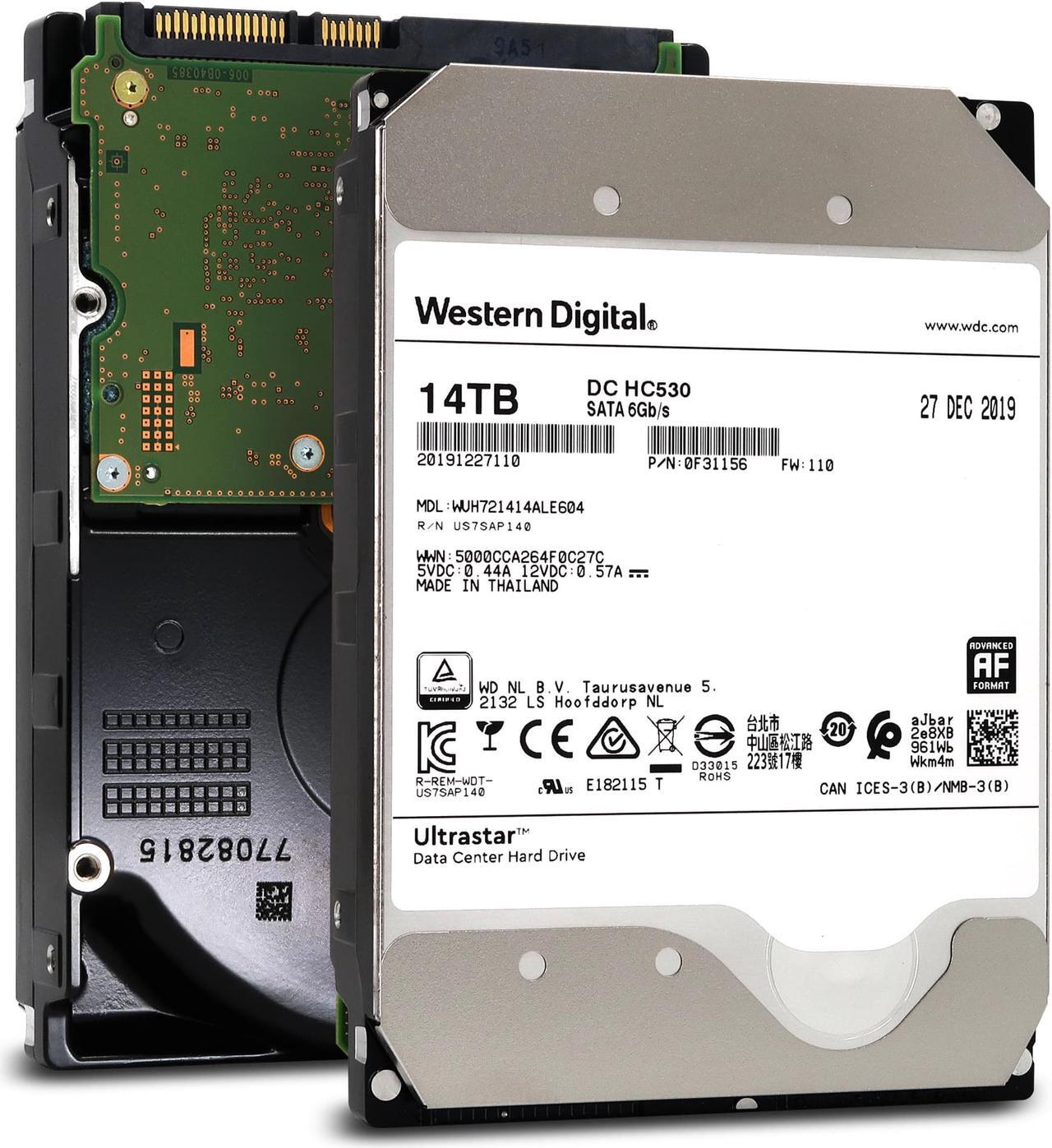 Main image of WD Ultrastar DC HC530 14TB SATA 3.5-Inch Enterprise HDD  WUH721414ALE604