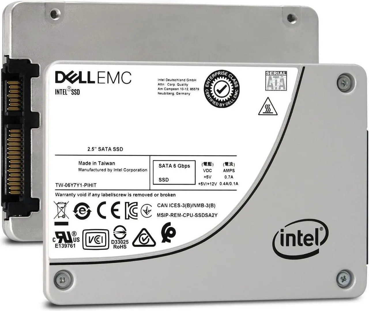 Intel D3-S4620 960 GB Solid State Drive - 2.5" Internal - SATA (SATA ...