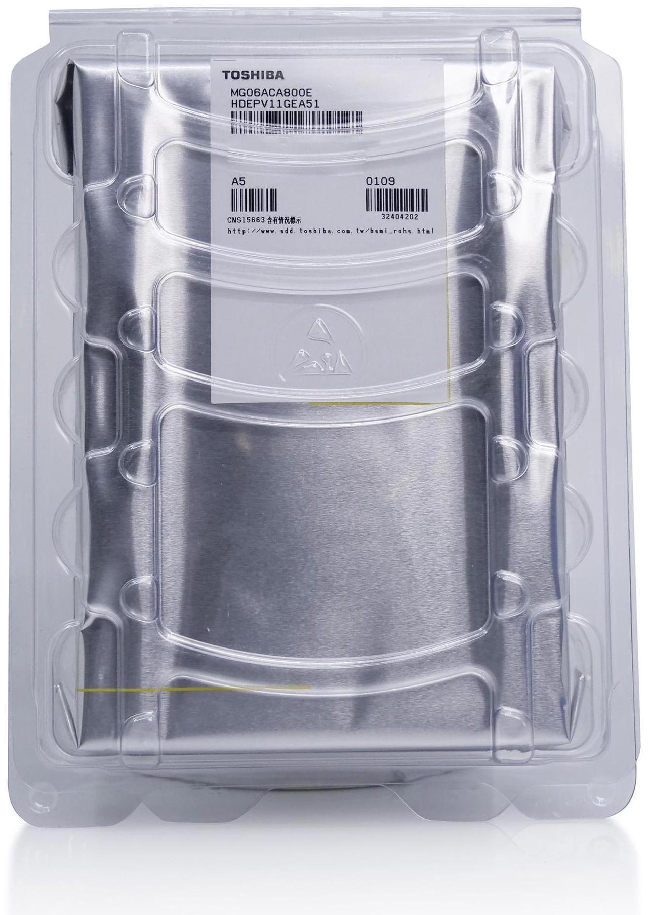 Alt view image 8 of 13 - Toshiba 8TB Enterprise HDD SATA 6.0Gb/s 512e 7200 RPM 256MB Cache 3.5" Internal Hard Drive MG06ACA800E