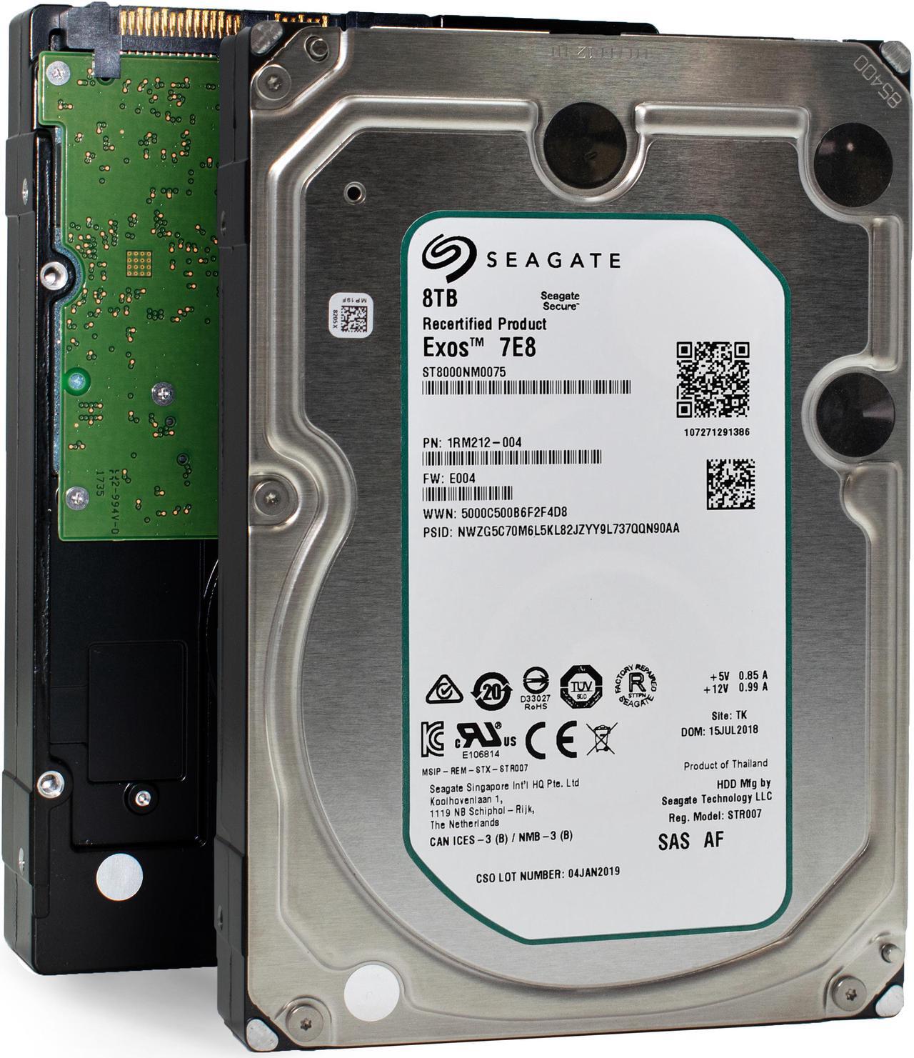 Main image of Seagate ST8000NM0075 ST8000NM0075 8 TB Hard Drive - 3.5" Internal - SAS (12Gb/s SAS)