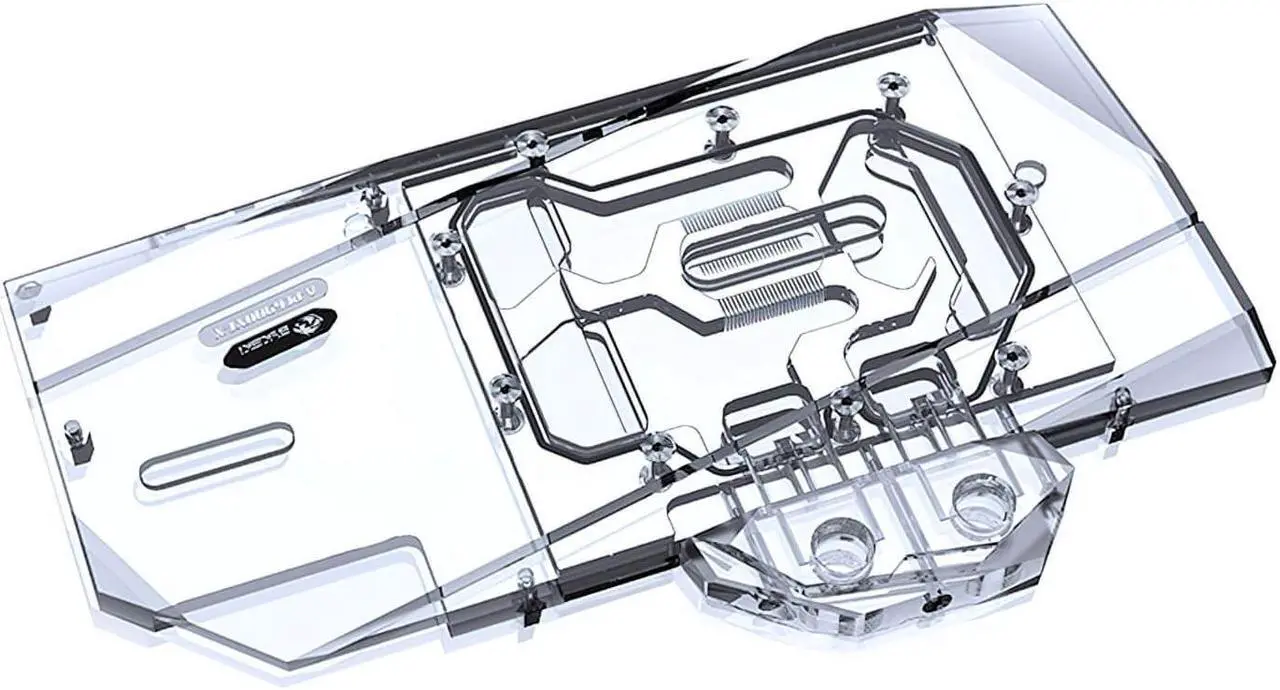 Alt view image 3 of 7 - Bykski Full Coverage GPU Water Block and Backplate for PowerColor RX6800/6900 XT (A-PC6900XT-X)