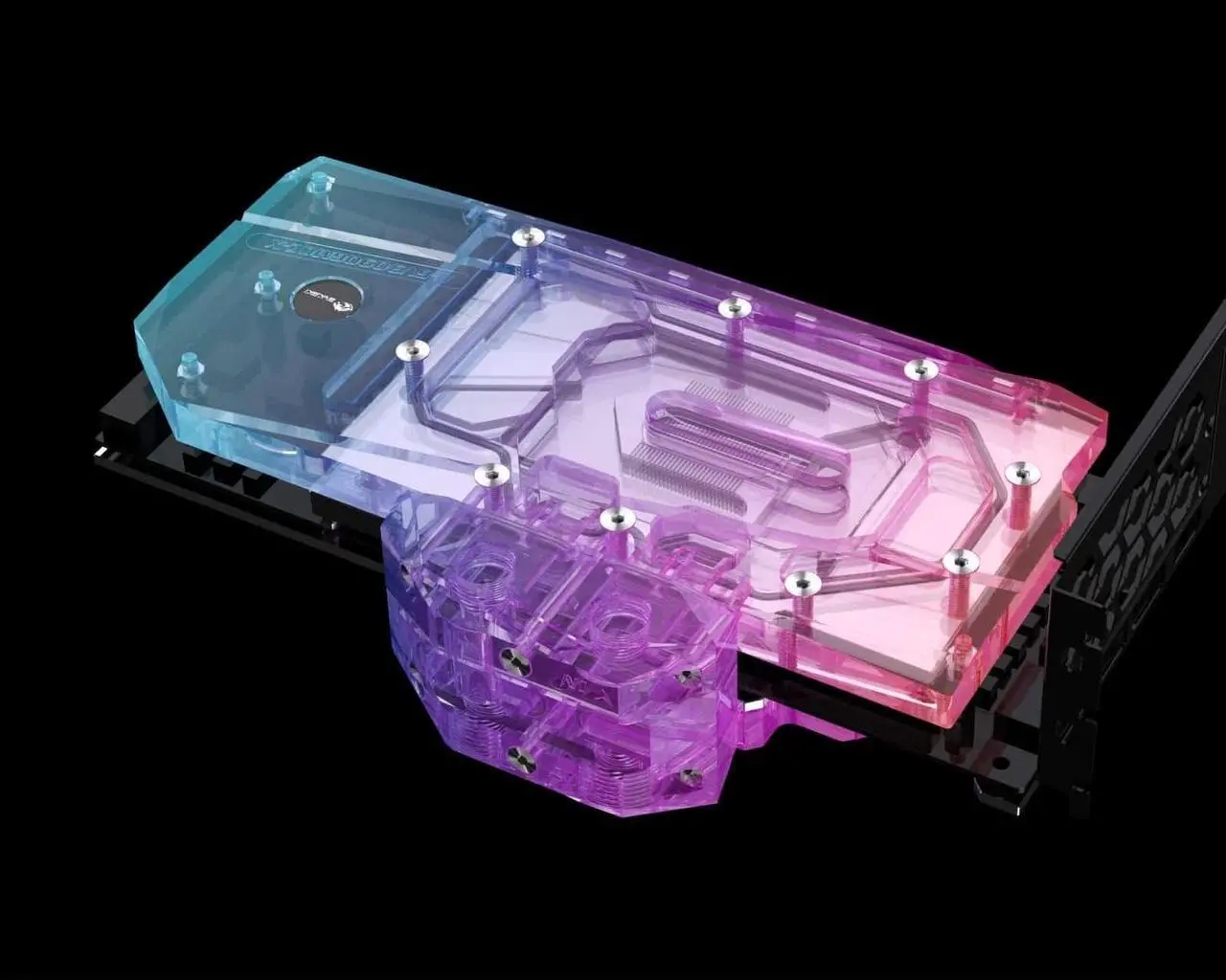 Alt view image 4 of 7 - Bykski Full Coverage GPU Water Block w/ Integrated Active Backplate V2 for Gigabyte RTX 3090 (N-GV3090GMOC-TC-V2)