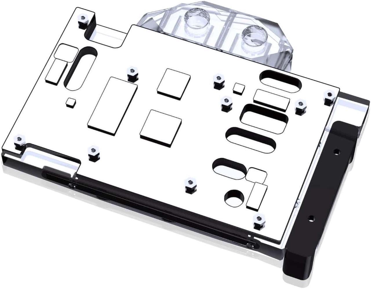 Main image of Bykski Full Coverage GPU Water Block and Backplate for GUNNIR Intel Arc A380 Photon 6G OC (I-GNA380-X)