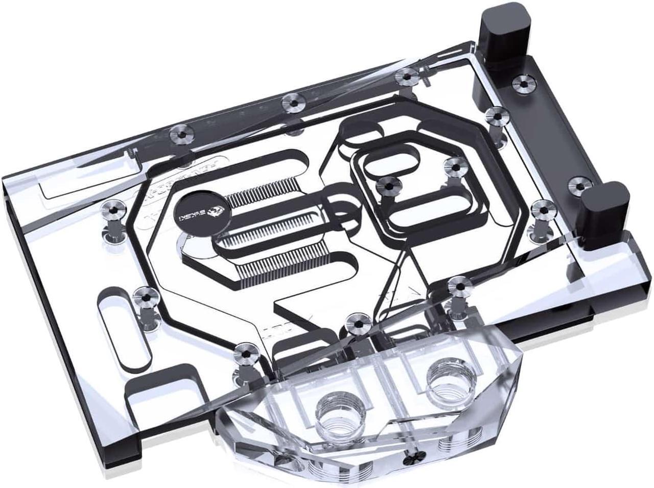 Alt view image 3 of 6 - Bykski Full Coverage GPU Water Block and Backplate for GUNNIR Intel Arc A380 Photon 6G OC (I-GNA380-X)