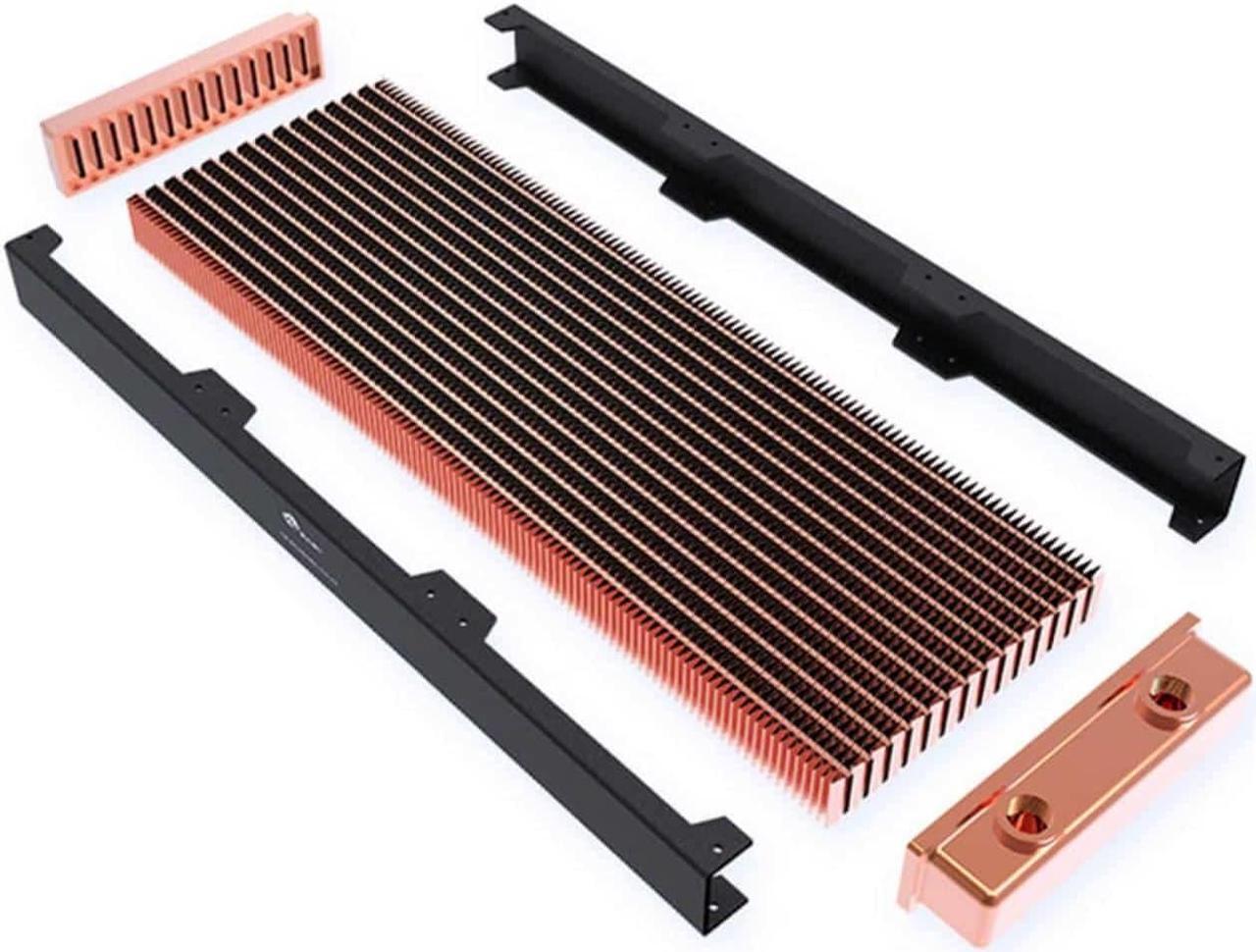 Alt view image 2 of 6 - Bykski 360mm x 30mm RC Series Radiator, 120mm x 3, Triple Fan (CR-RD360RC-TN-V2)