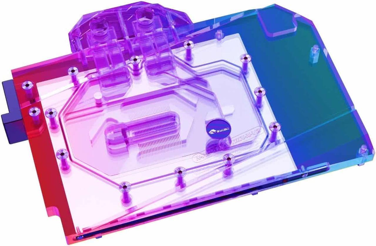 Alt view image 4 of 7 - Bykski Full Coverage GPU Water Block and Backplate for ASUS ROG Strix GeForce RTX 4090 (N-AS4090STRIX-X-V2)