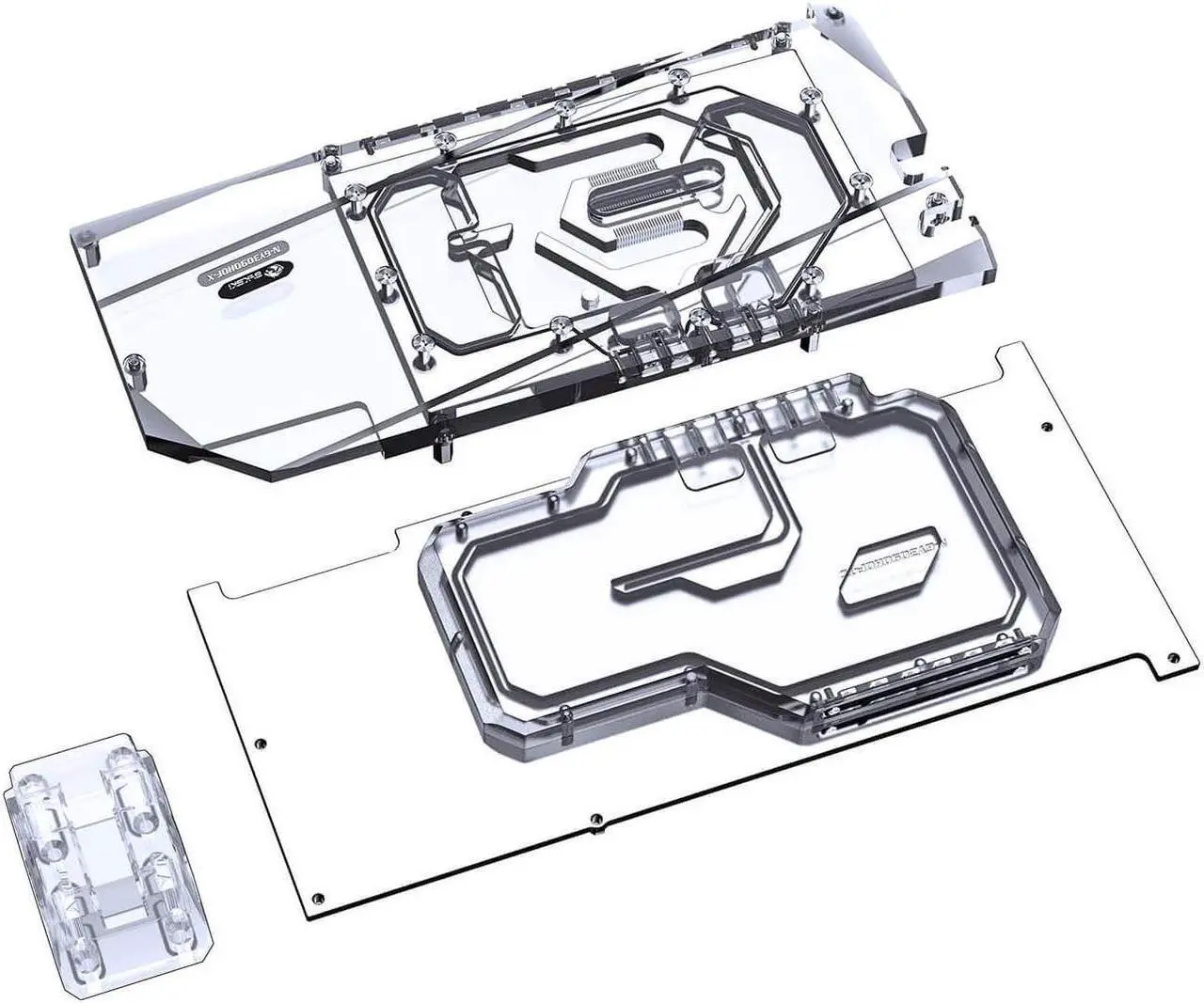 Alt view image 5 of 7 - Bykski Full Coverage GPU Water Block w/ Integrated Active Backplate for Zotac RTX 3090 HOF Extreme Limited Edition (N-GY3090HOF-TC)