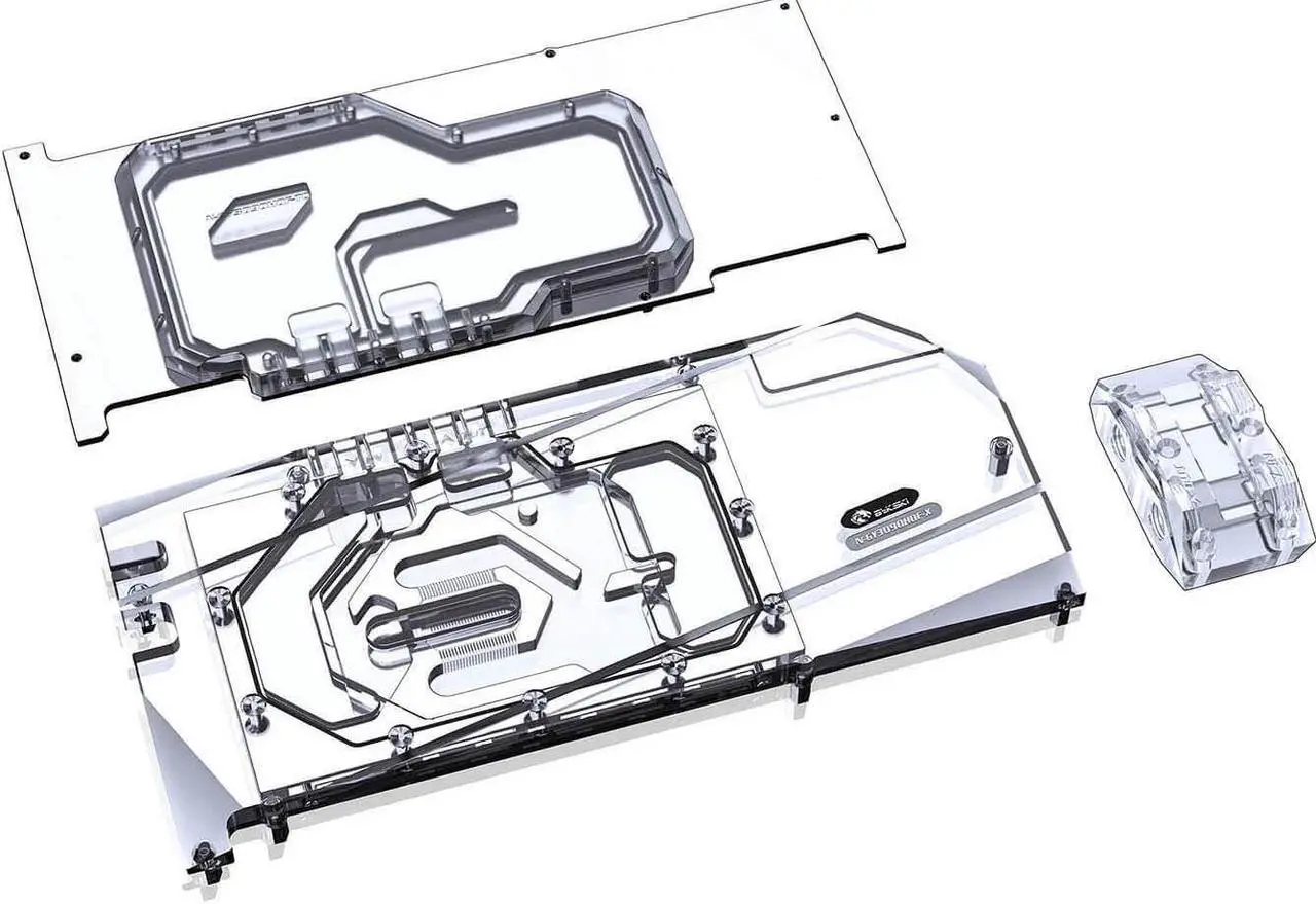 Alt view image 4 of 7 - Bykski Full Coverage GPU Water Block w/ Integrated Active Backplate for Zotac RTX 3090 HOF Extreme Limited Edition (N-GY3090HOF-TC)