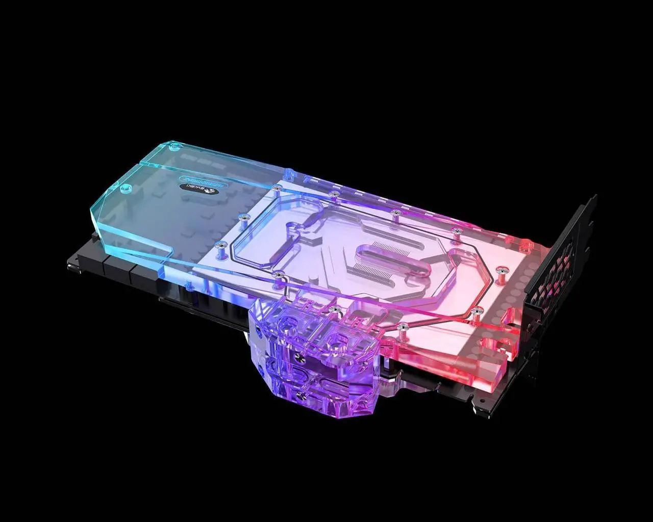 Alt view image 6 of 7 - Bykski Full Coverage GPU Water Block w/ Integrated Active Backplate for Zotac RTX 3090 HOF Extreme Limited Edition (N-GY3090HOF-TC)