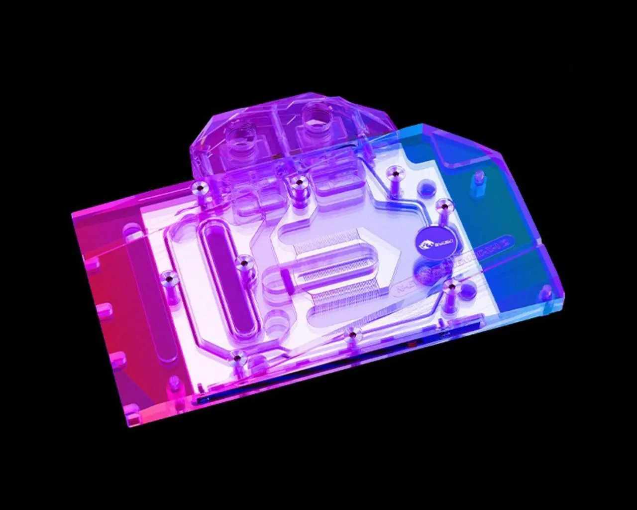 Alt view image 4 of 7 - Bykski Full Coverage GPU Water Block and Backplate For GIGABYTE RTX 3060/3060TI (N-GV3060TIGMOC-X-V2)