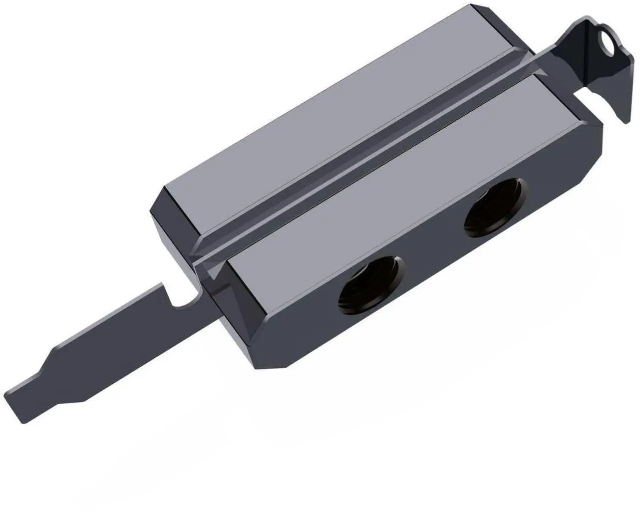 Main image of Bykski PCI Slot Pass Through Dual G 1/4 Female to Female Connector for External Cooling V2 (B-PCI-EM-X-V2)