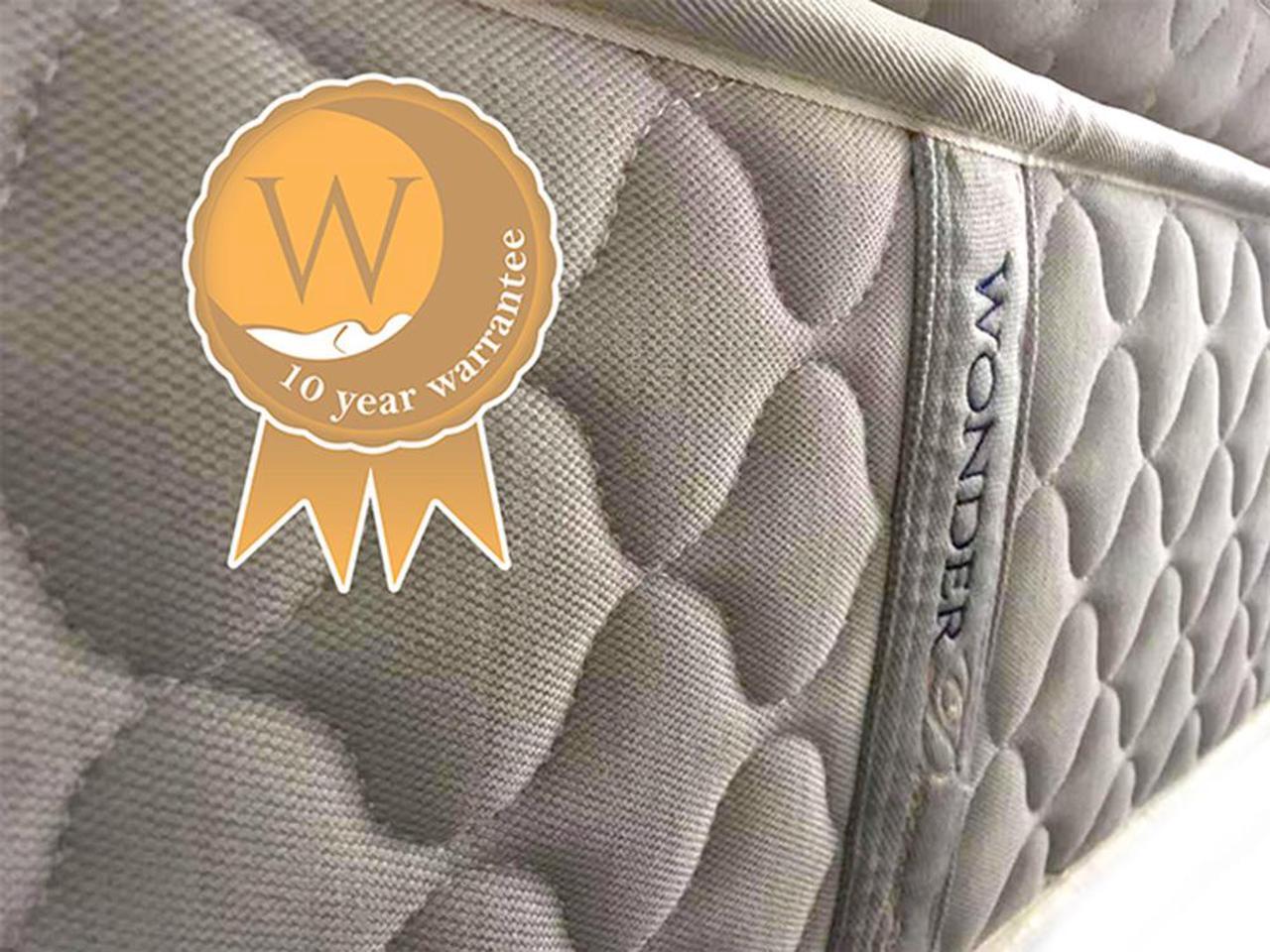 Alt view image 5 of 5 - Wonderdreamz Serene Series 14” Full Size Size Dual-Firmness Hybrid Mattress with Luxury Memory Foam Pillow Top & Pocketed Springs CertiPur-US® Certified w/400-night sleep trial & 10 yr Warranty