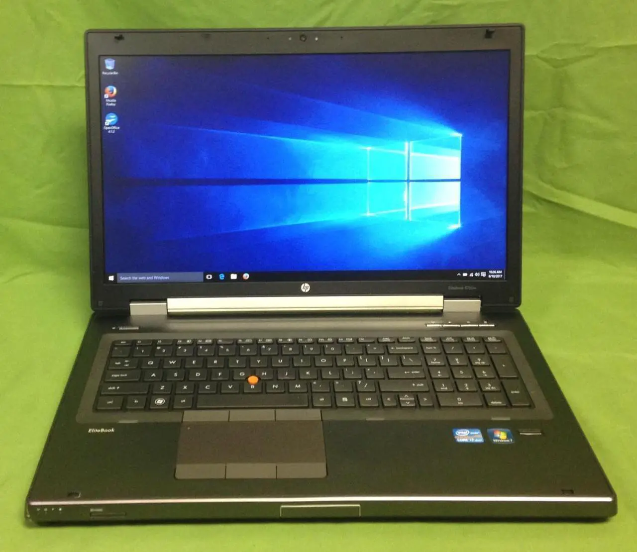 Alt view image 2 of 6 - HP Elitebook 8760w Windows 10 Pro, 2.7GHz 16GB Memory 256GB SSD 17.3"