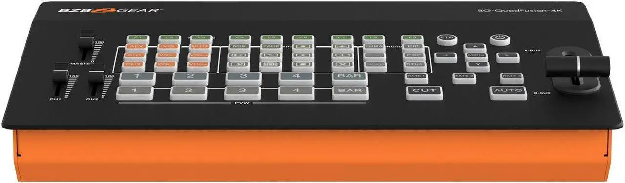Alt view image 2 of 7 - BZBGEAR 4-Channel 4K UHD Live Streaming HDMI/DP Switcher Mixer with PIP and USB 3.0 Capture Card