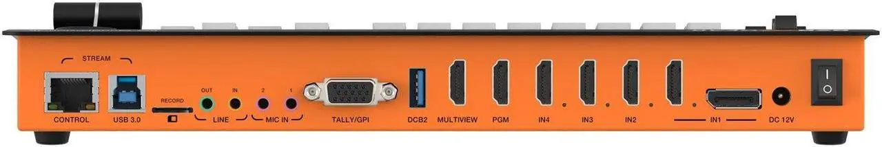 Alt view image 3 of 7 - BZBGEAR 4-Channel 1080p FHD Live Streaming HDMI/DP Switcher Mixer with PIP and USB 3.0 Capture Card