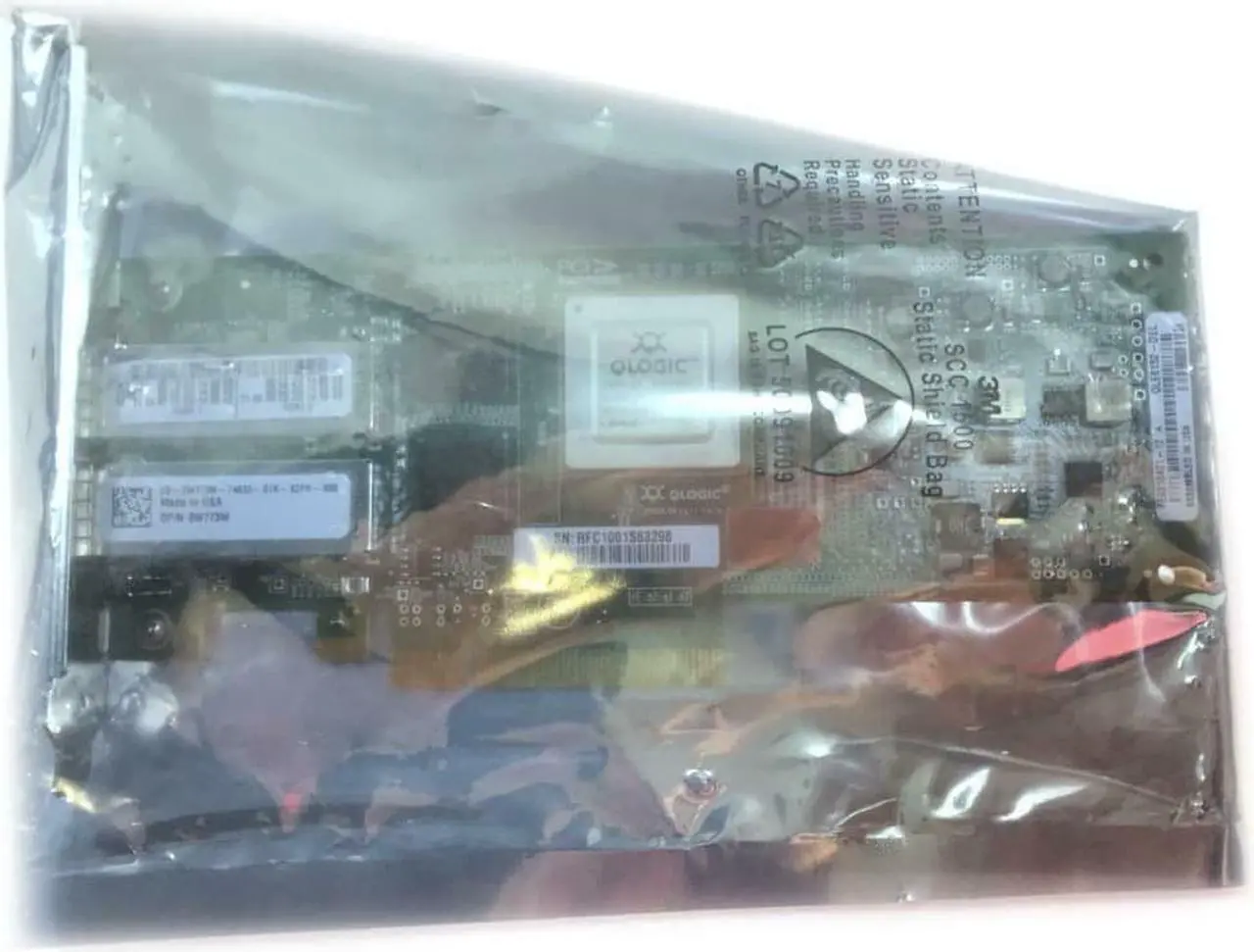 Alt view image 3 of 6 - Dell QLOGIC QLE152-DEL Dual Port Ethernet Network Adapter W773M 0W773M CN-0W773M