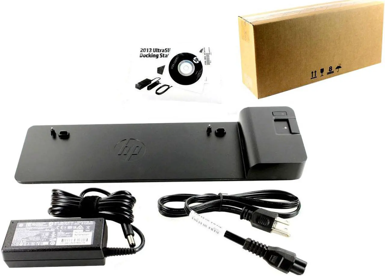 Alt view image 4 of 5 - HP 2013 UltraSlim Docking Station D9Y19AV#ABA