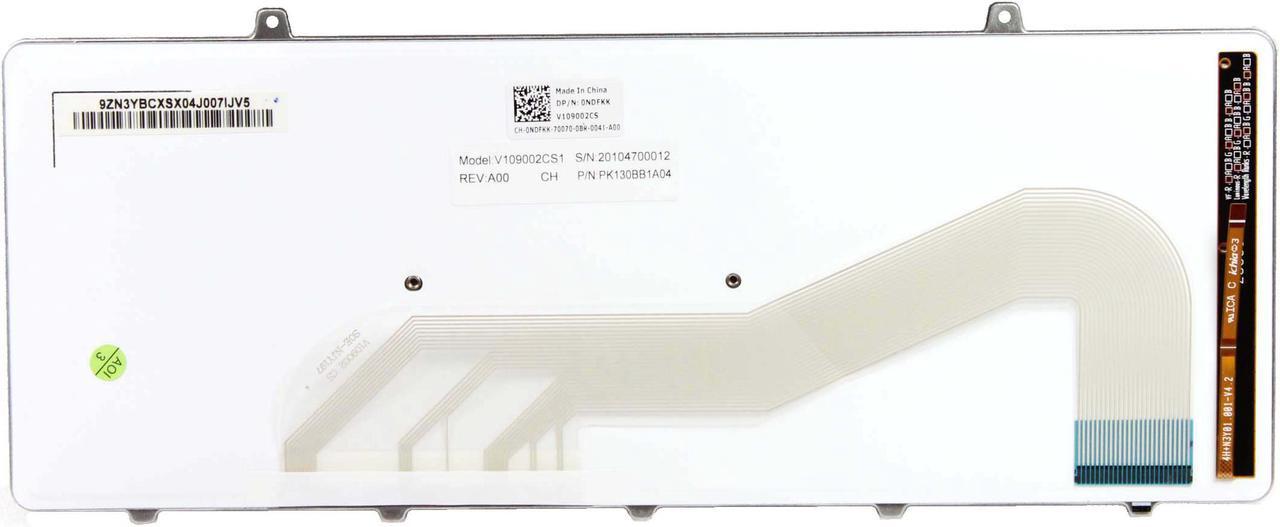 Alt view image 2 of 6 - Genuine Dell Alienware M11x Black Laptop Chinese Keyboard 0NDFKK PK130BB1A04 NDFKK