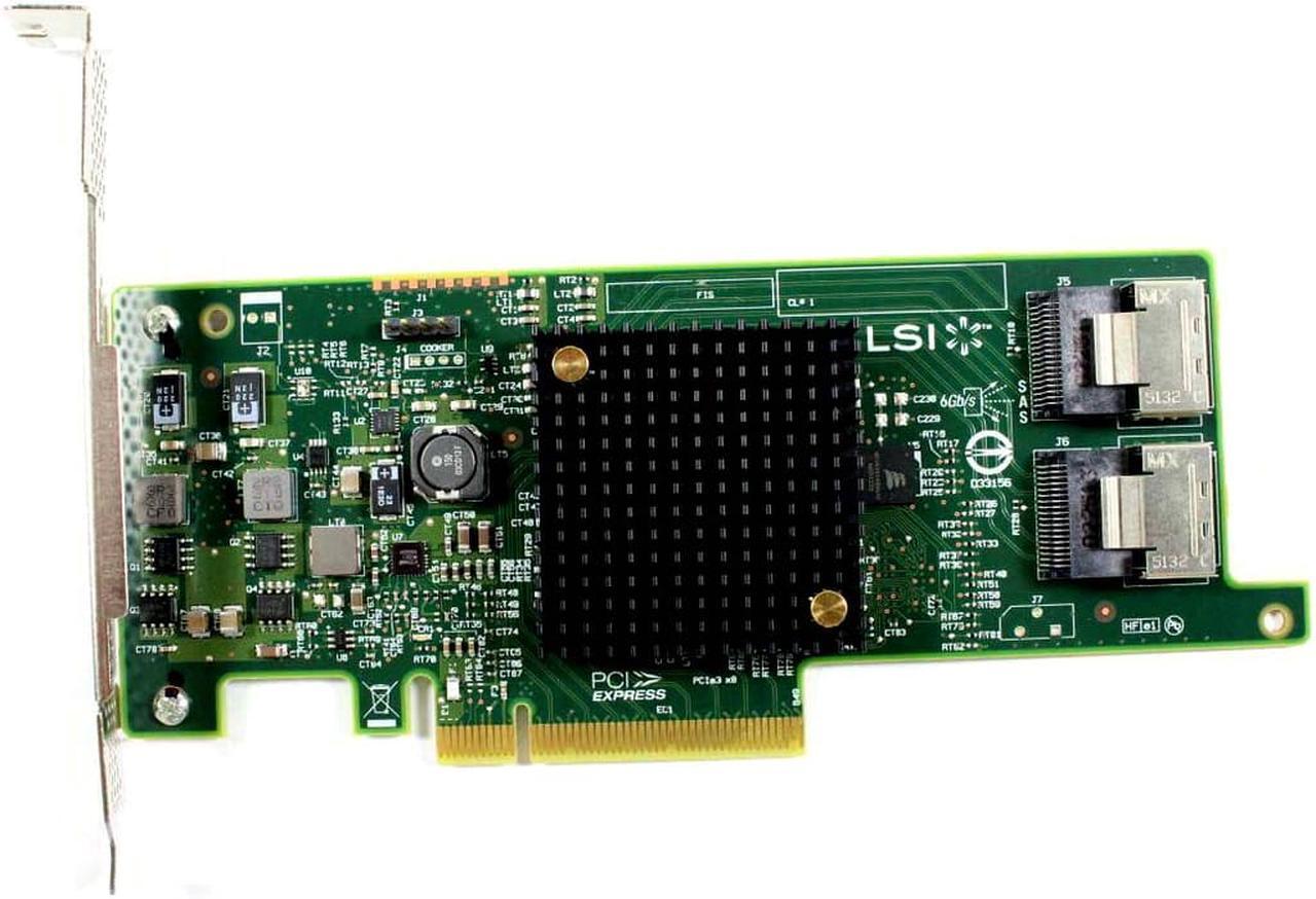 Main image of Dell LSI SAS 9207-8I PCI-Express 3.0 x8 6Gb/s 2x SFF-8087 Mini-SAS Port Host Bus Adapter Controller Card 27NFF CN-027NFF
