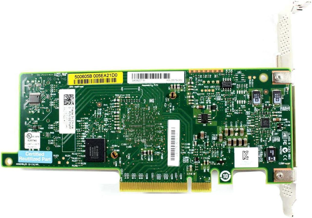 Alt view image 4 of 6 - Dell LSI SAS 9207-8I PCI-Express 3.0 x8 6Gb/s 2x SFF-8087 Mini-SAS Port Host Bus Adapter Controller Card 27NFF CN-027NFF
