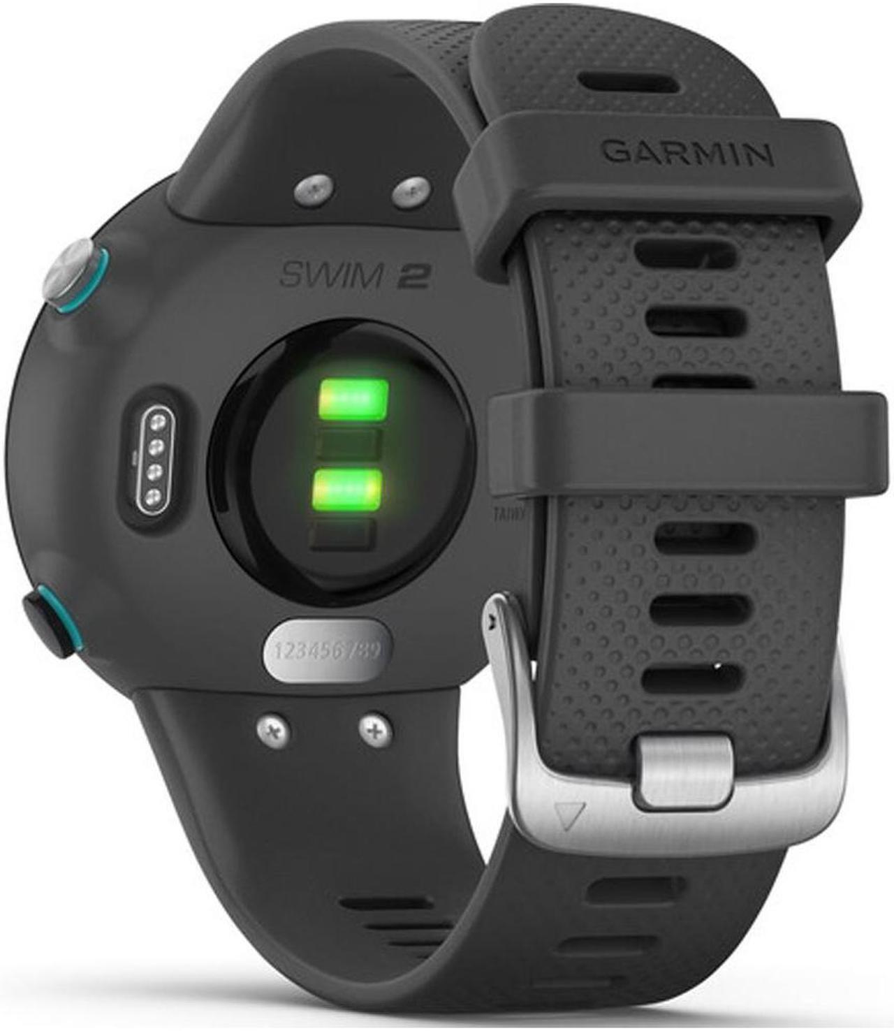 Alt view image 3 of 17 - Garmin Swim 2 - GPS Swimming Smartwatch for Pool and Open Water - Slate Gray